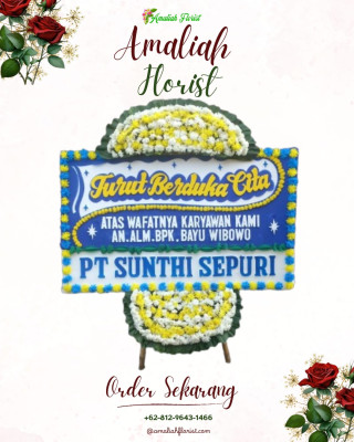 Papan Bunga Duka di Lemoe